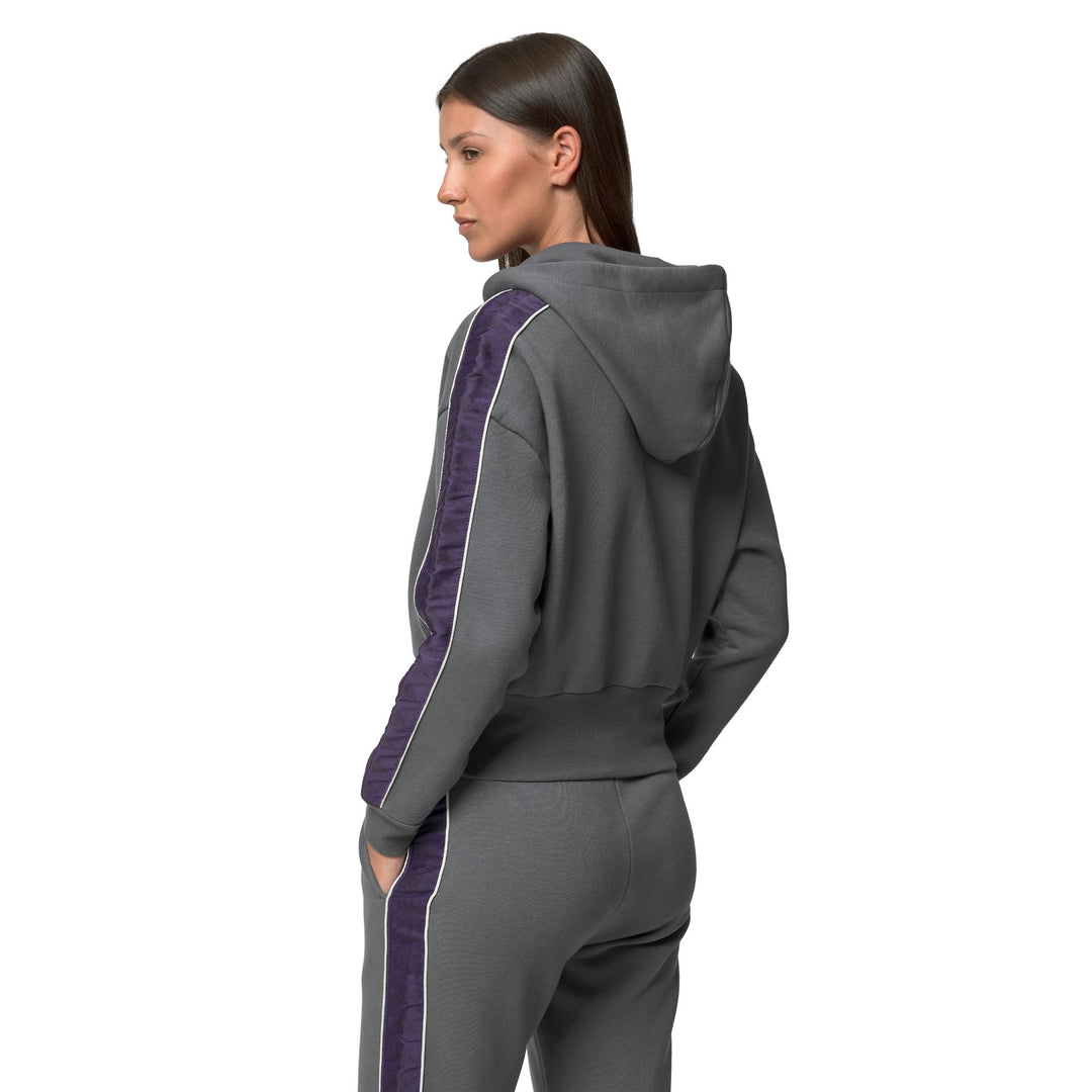 Grey Women's Comfort Fit Full Zip Fleece Hoodie main