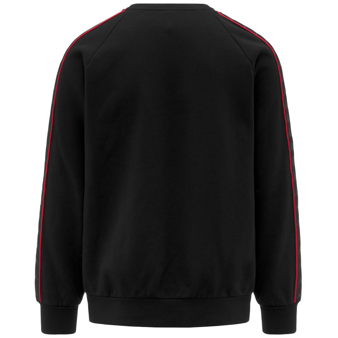 Black red Men's Fleece Jumper with Comfort Fit main