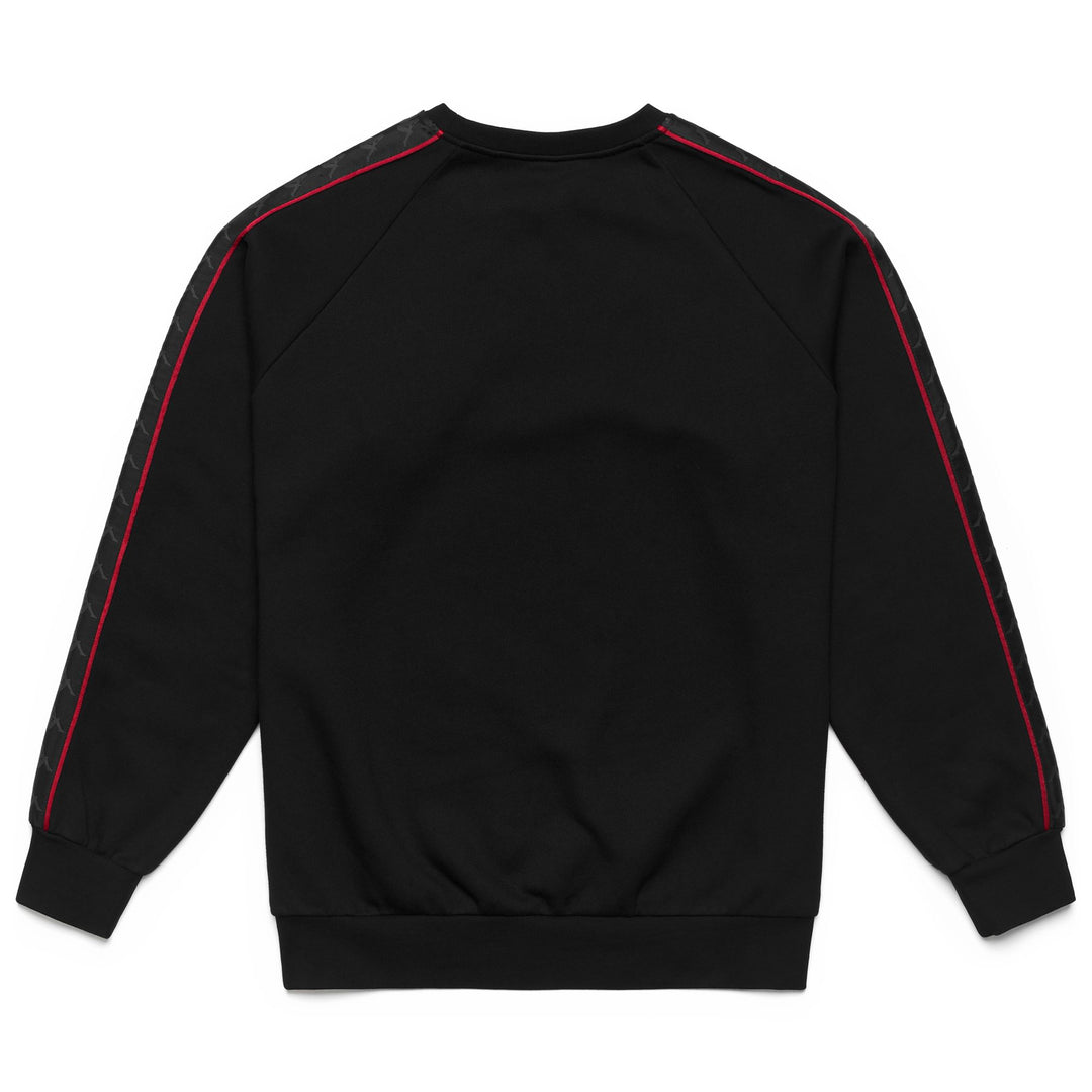 Black red Men's Fleece Jumper with Comfort Fit main