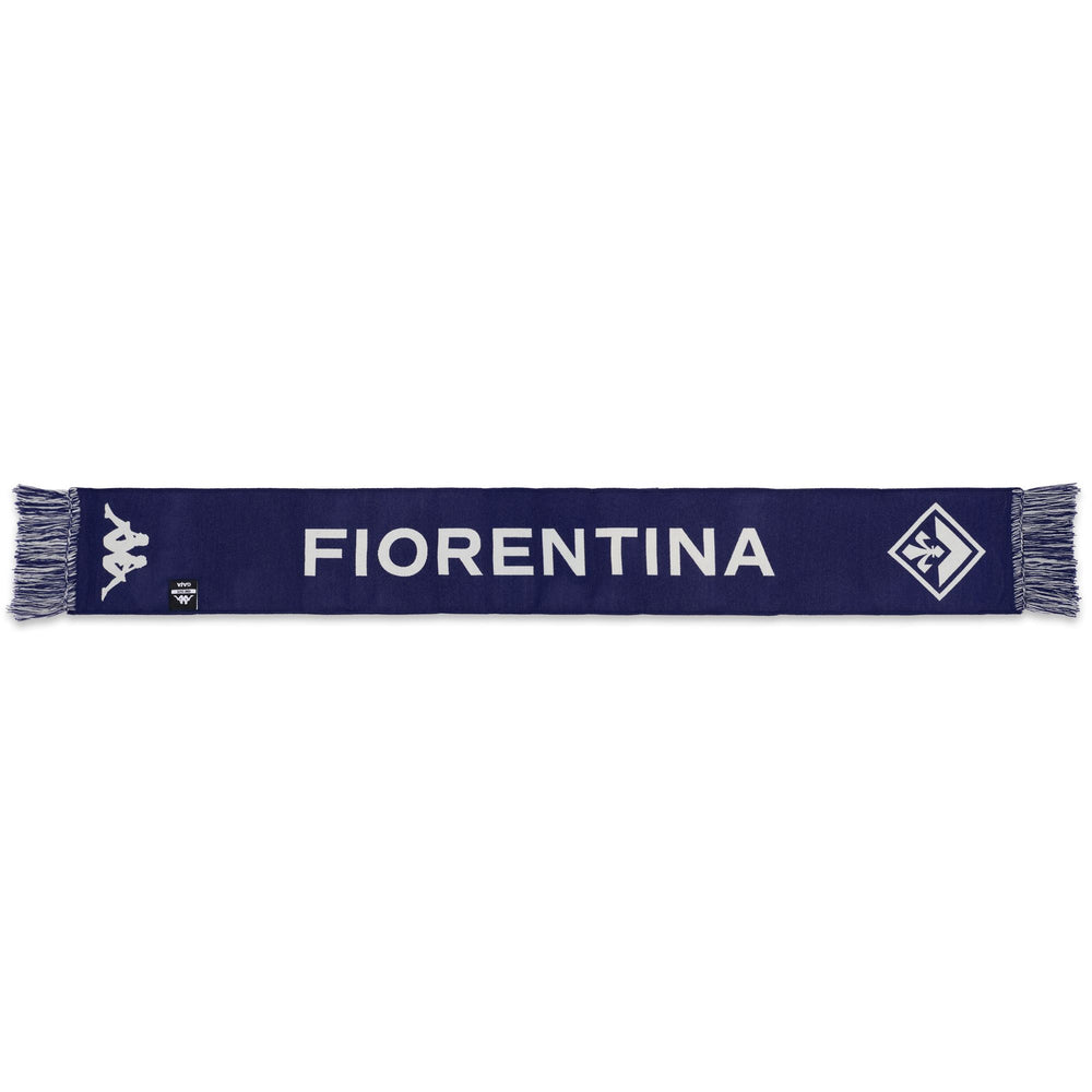 Blue grey Unisex Knitted Scarf with Logo and Team Patch 02