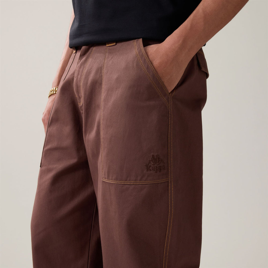 AUTHENTIC    OLIVER - Pantalon - Cargo - Homme - Brown Castagna main