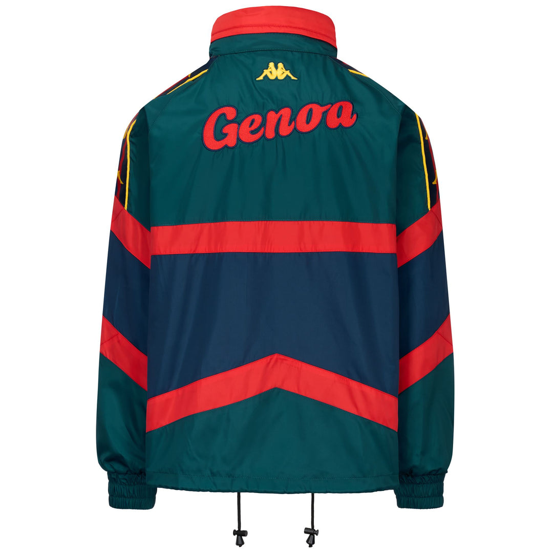 Green Men's Oversize Fit Genoa CFC Soccer Jacket in Twill Fabric main
