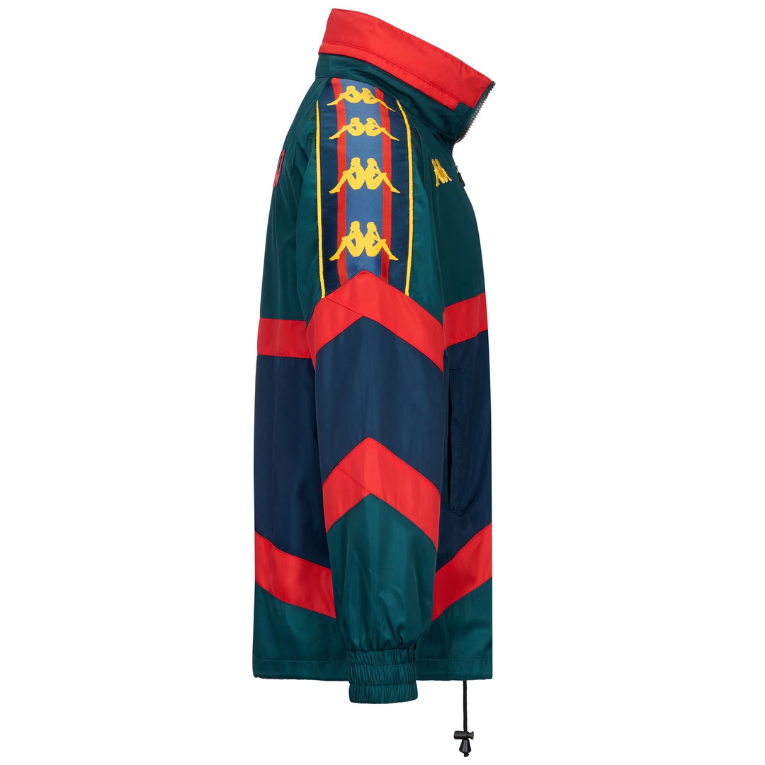 Green Men's Oversize Fit Genoa CFC Soccer Jacket in Twill Fabric main