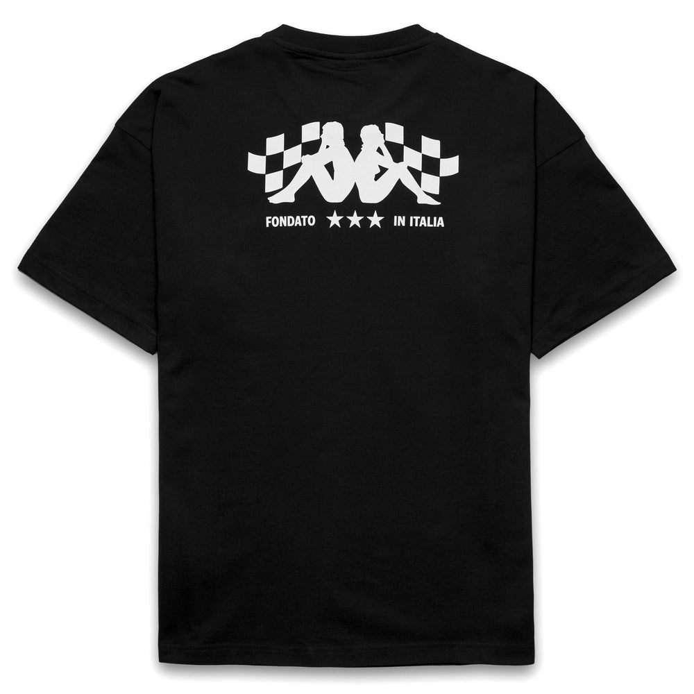 T-shirt sportiva da uomo nera, vestibilità comoda 02