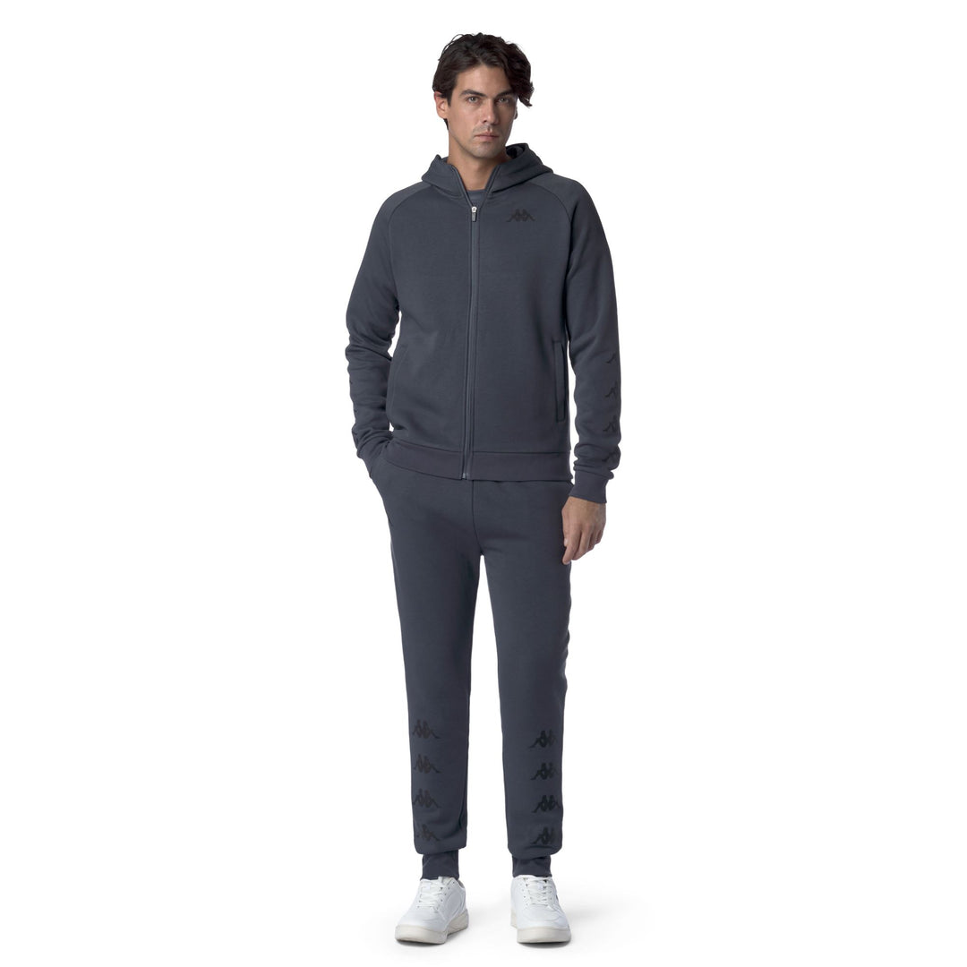 Men's Grey Regular Fit Fleece Jumper for Training 01