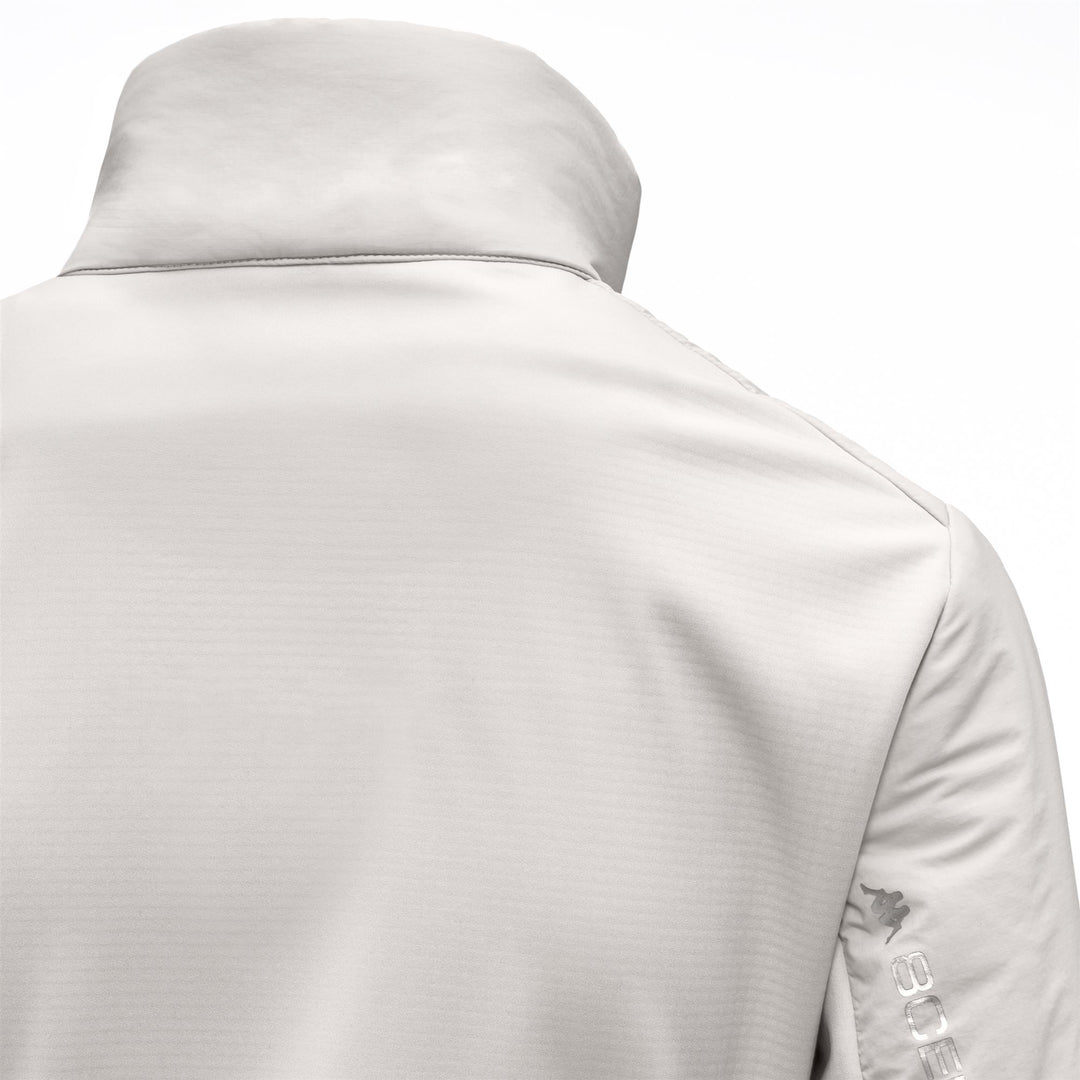 Beige women's Mid Padded Jacket with Water Protection main