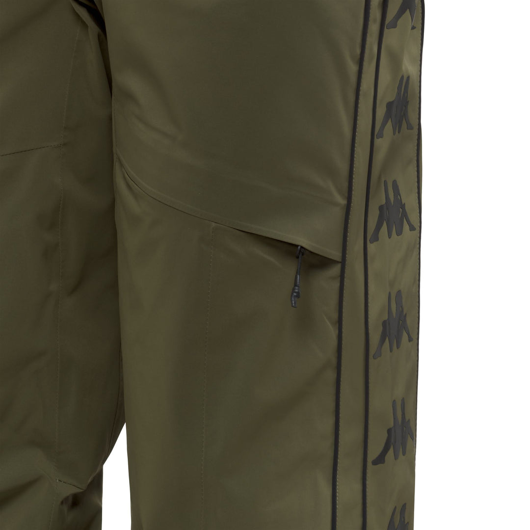Green Men's Regular Fit Ski Trousers with Waterproof Protection main