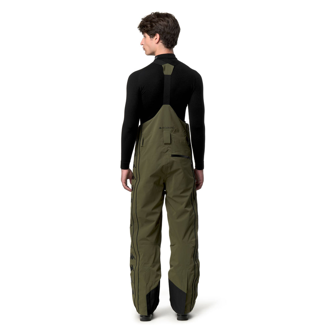 Pantalones deportivos impermeables y aislantes para hombre, color verde main