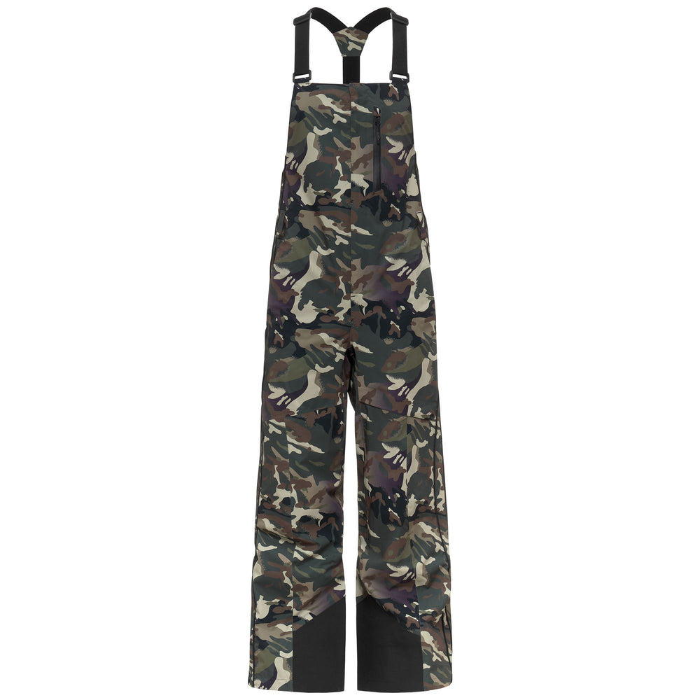 Green Men's Ski Pants with Waterproof Protection and Insulation 02