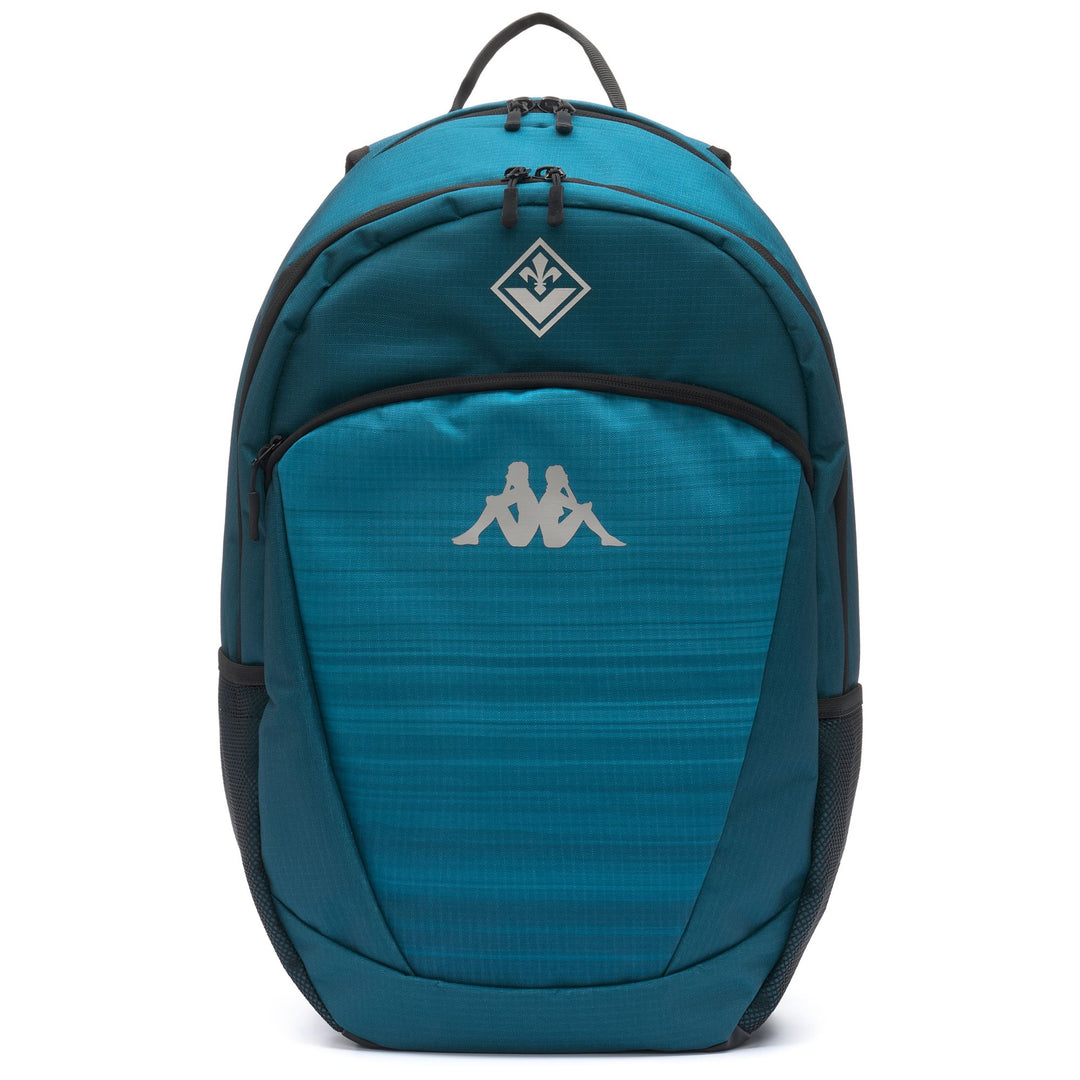 Bolsa de deporte unisex azul ACF Fiorentina con parte trasera acolchada 01