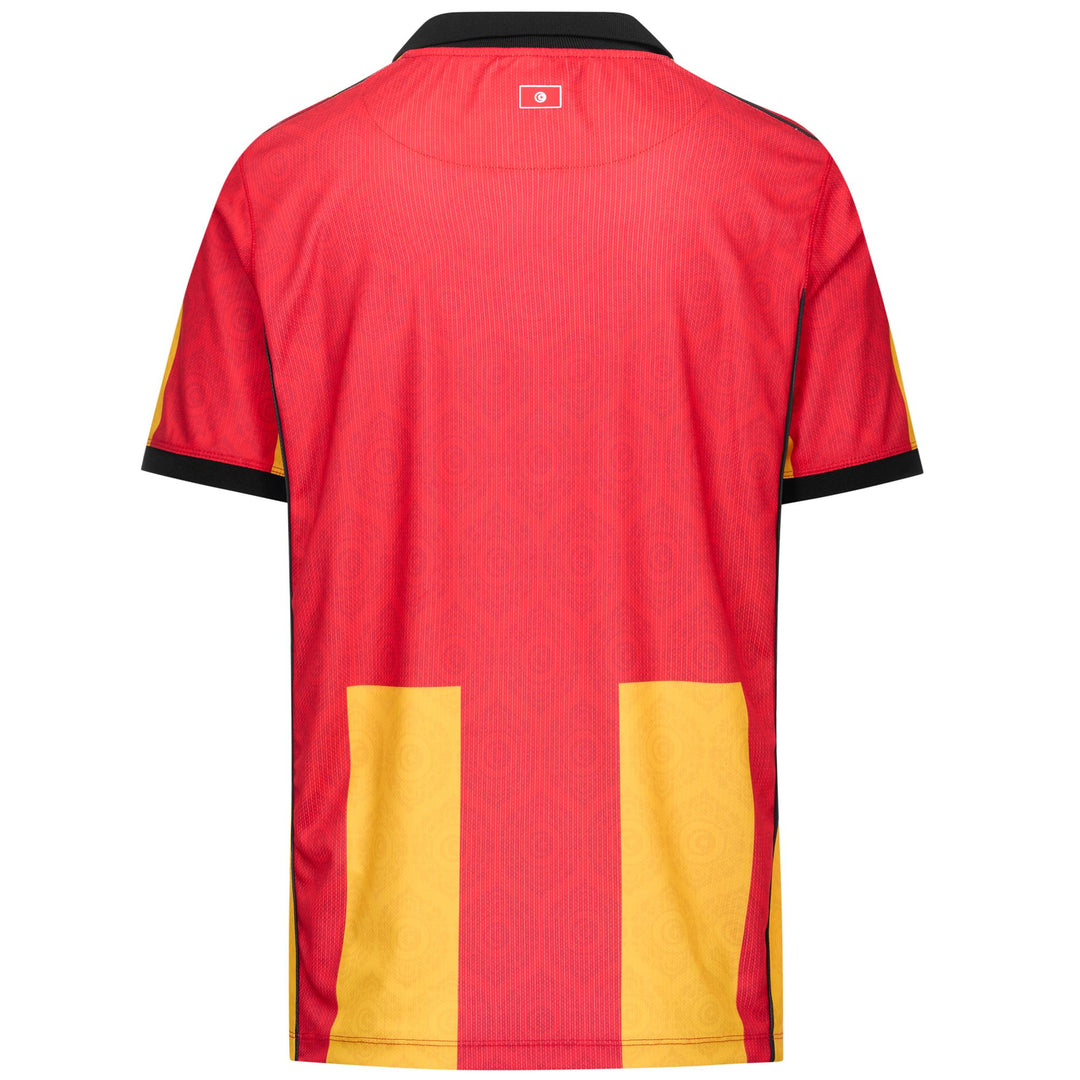 Red-yellow Men's Active Game Shirt with Hydro-Way Technology main
