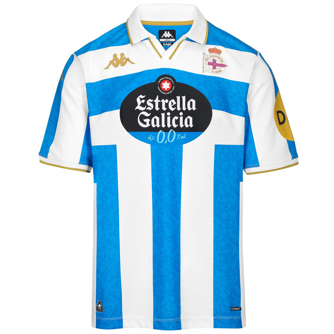 Camiseta deportiva azul para hombre de tejido reciclado con protección Hydro-Way 01