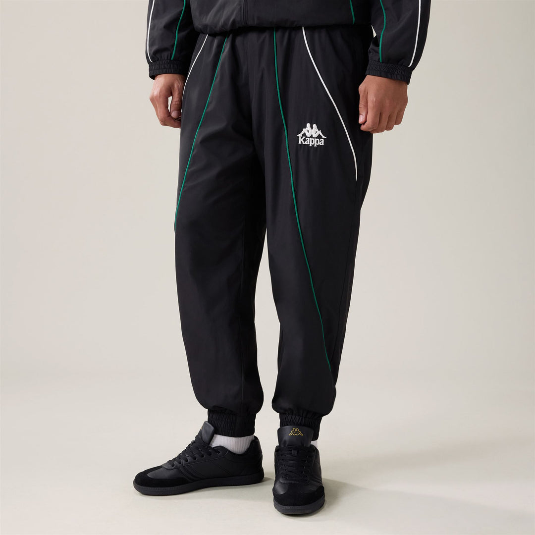 AUTHENTIC   OLPIN - Pants - Sport Trousers - Man - Black-Green Jacket main