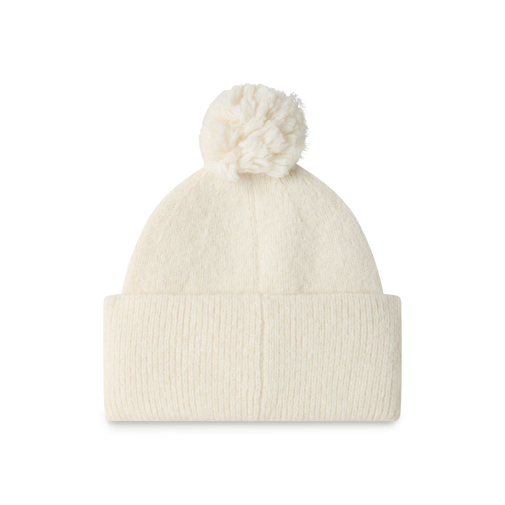 Beige Unisex Knit Hat with Polar Lining 02