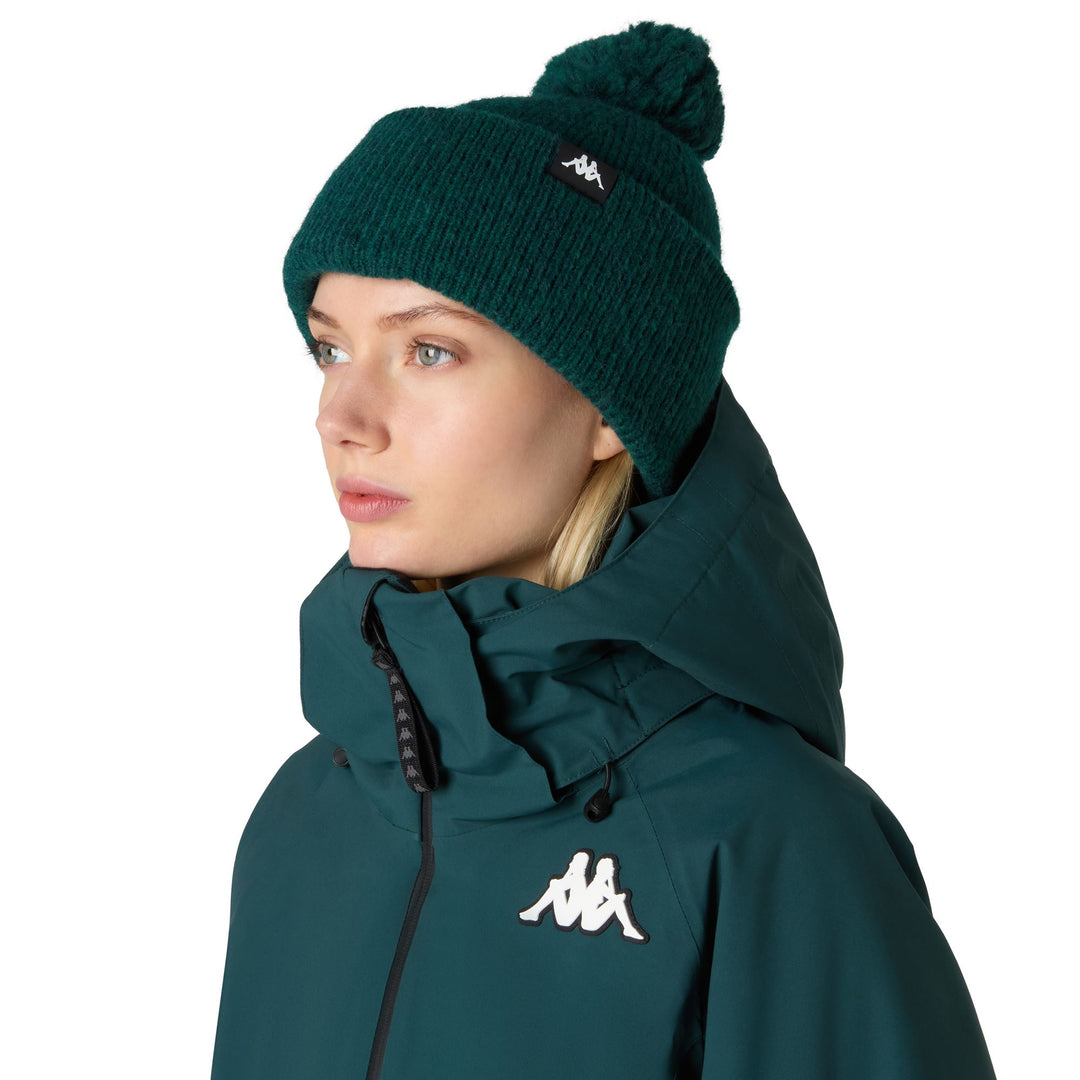 Blue Unisex Acrylic Knit Hat with Polar Lining main