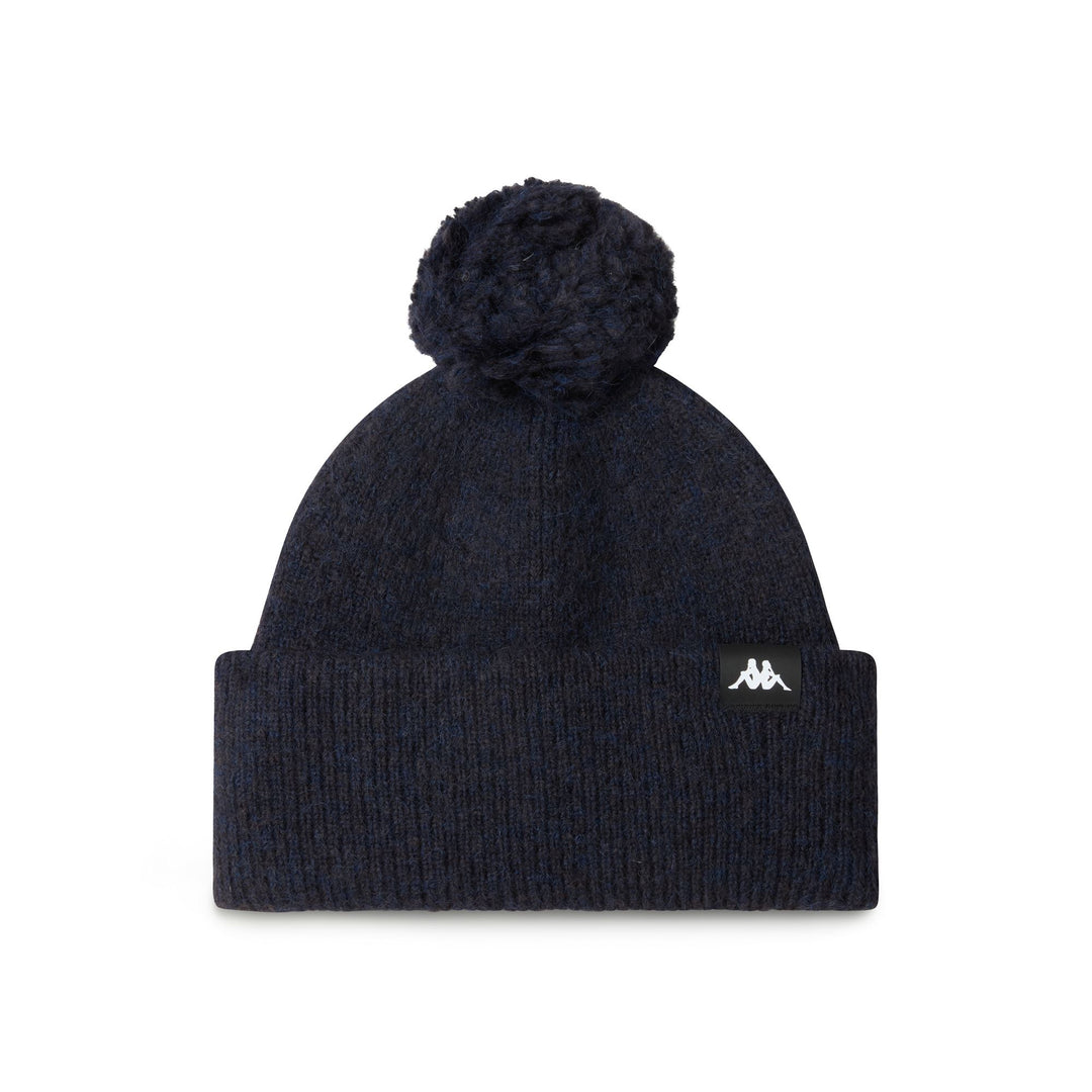 Blue Unisex Acrylic Knit Hat with Polar Lining 01