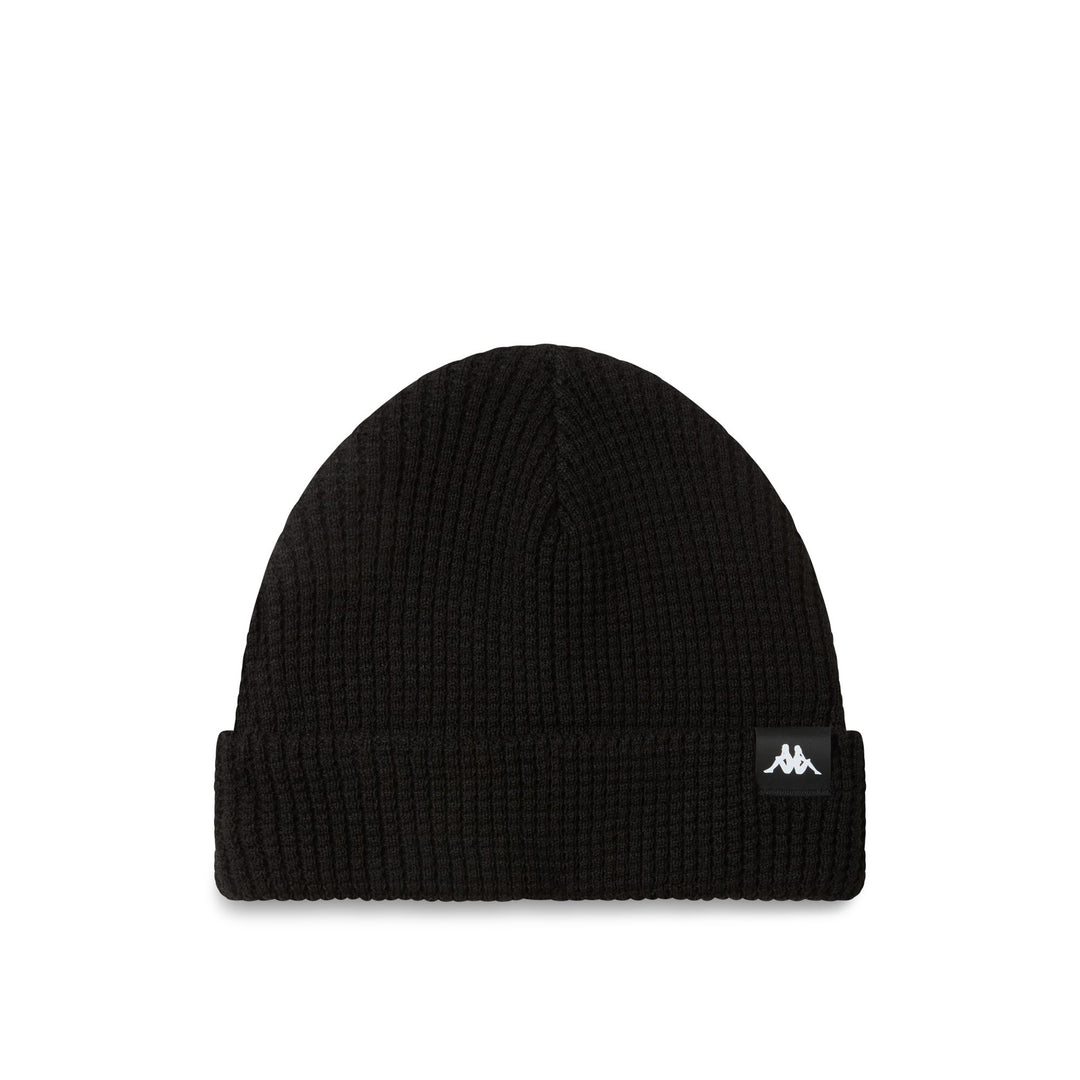 Black Unisex Sportswear Beanie Hat 01