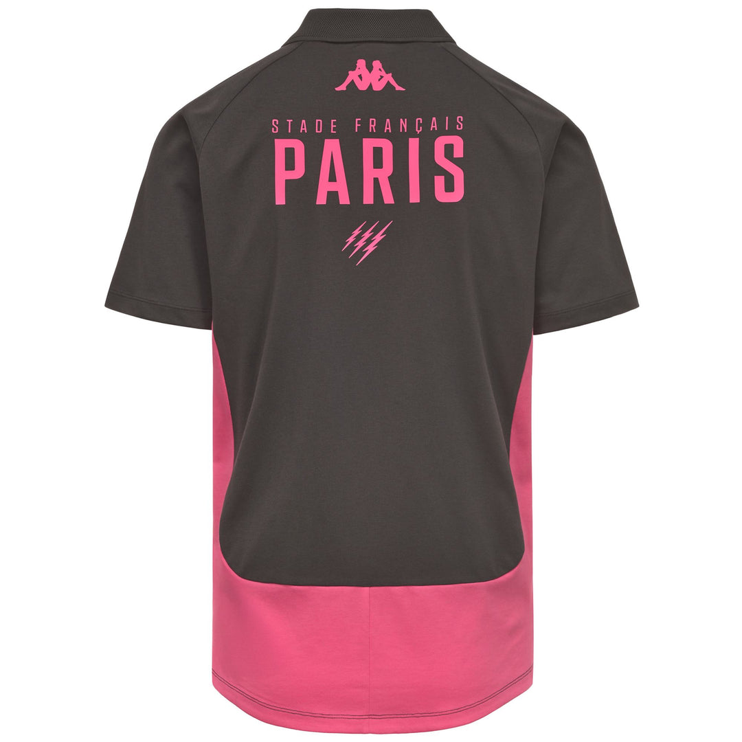 MINDATTI 2 SFP - Polos - Polo - Homme - Grey Dk-Pink Fandango main