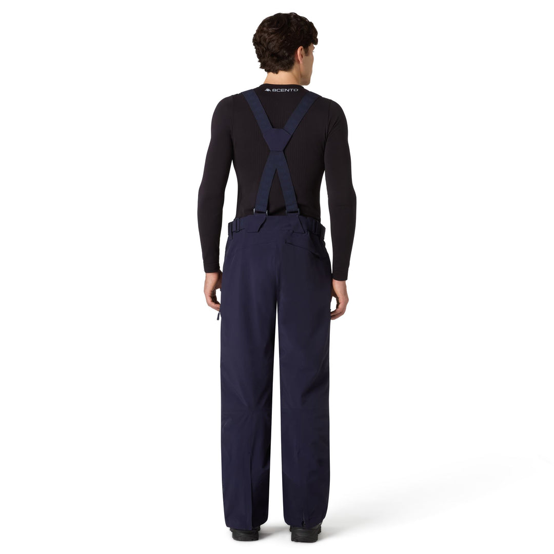 Blue Men's Insulated Ski Trousers with Waterproof Fabric main