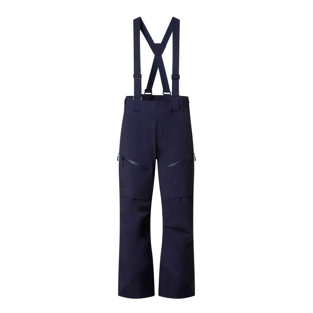 Blue Men's Insulated Ski Trousers with Waterproof Fabric 02