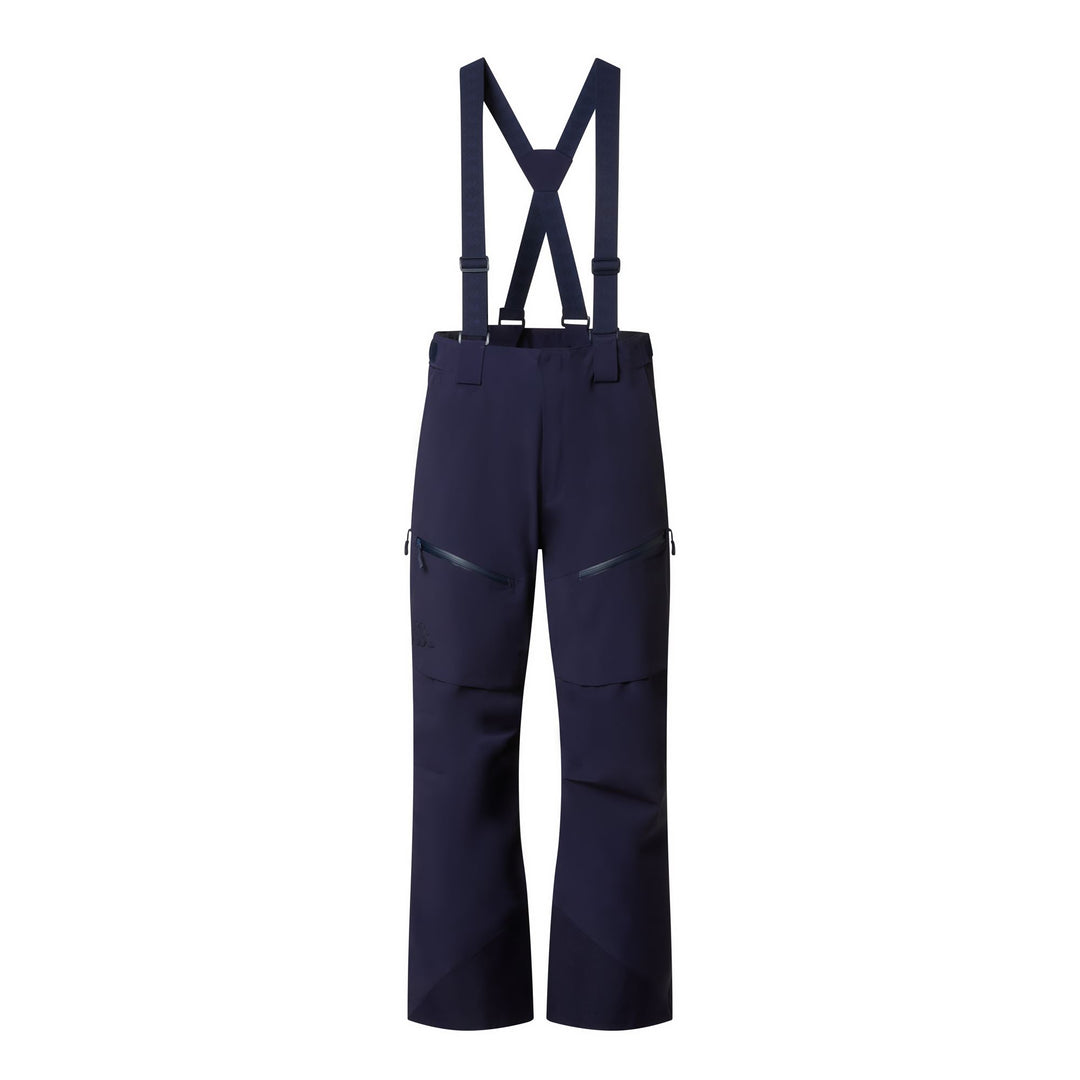 Blue Men's Insulated Ski Trousers with Waterproof Fabric main