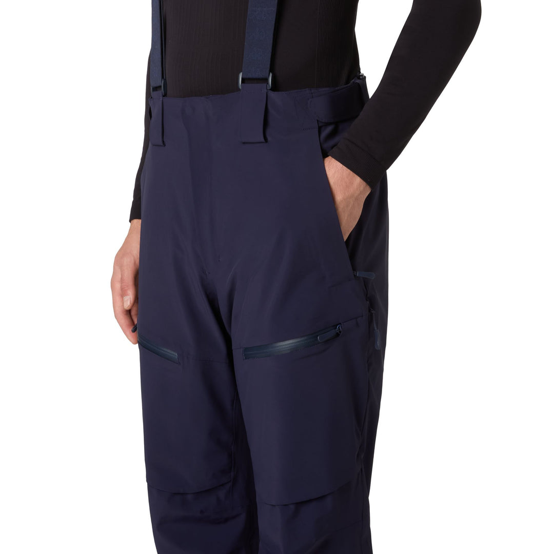 Blue Men's Insulated Ski Trousers with Waterproof Fabric main