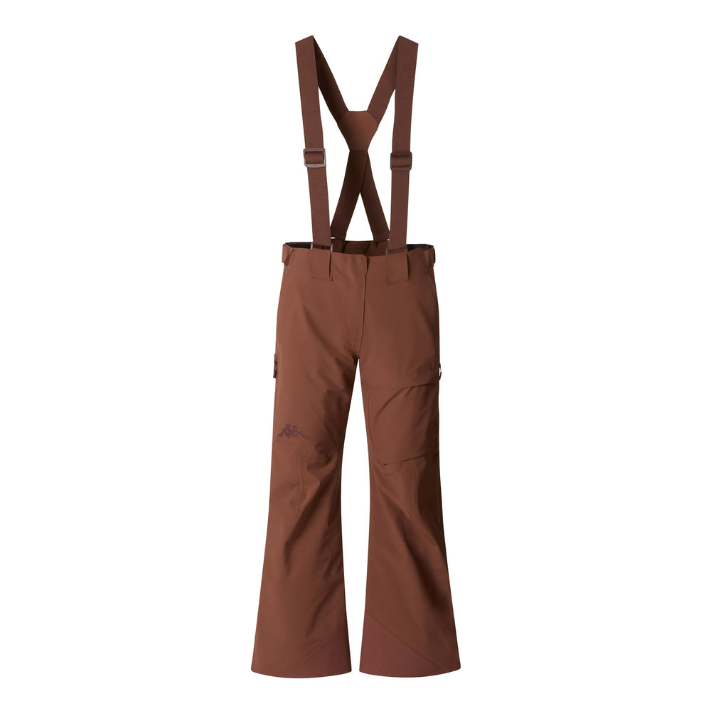 Brown Women's Slim Fit Insulated Ski Pants with Thermolite Insulation 02
