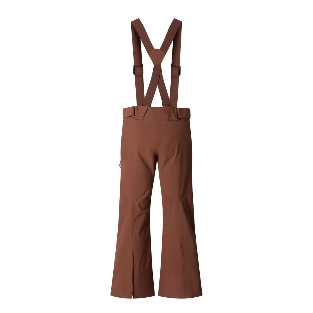 Pantaloni da sci isolanti da donna marroni, vestibilità slim, con imbottitura Thermolite. main