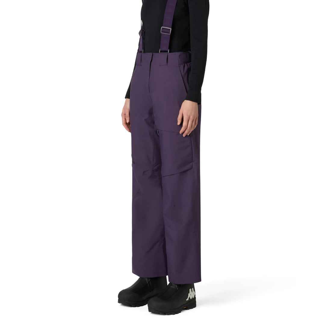 Violet Women's Slim Fit Waterproof Ski Pants with Insulation 01