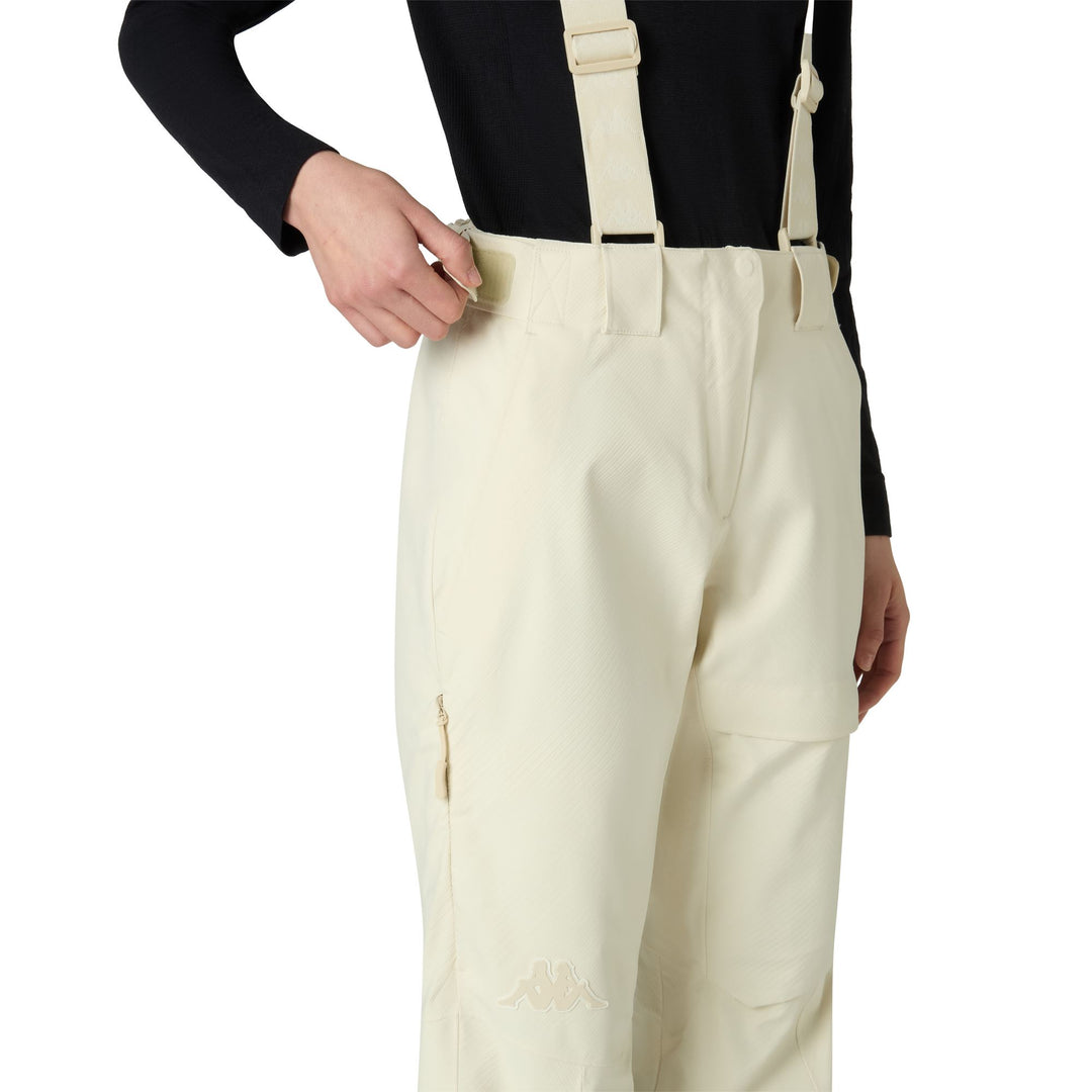 Beige Women's Slim Fit Insulated Ski Pants with Thermolite Insulation main