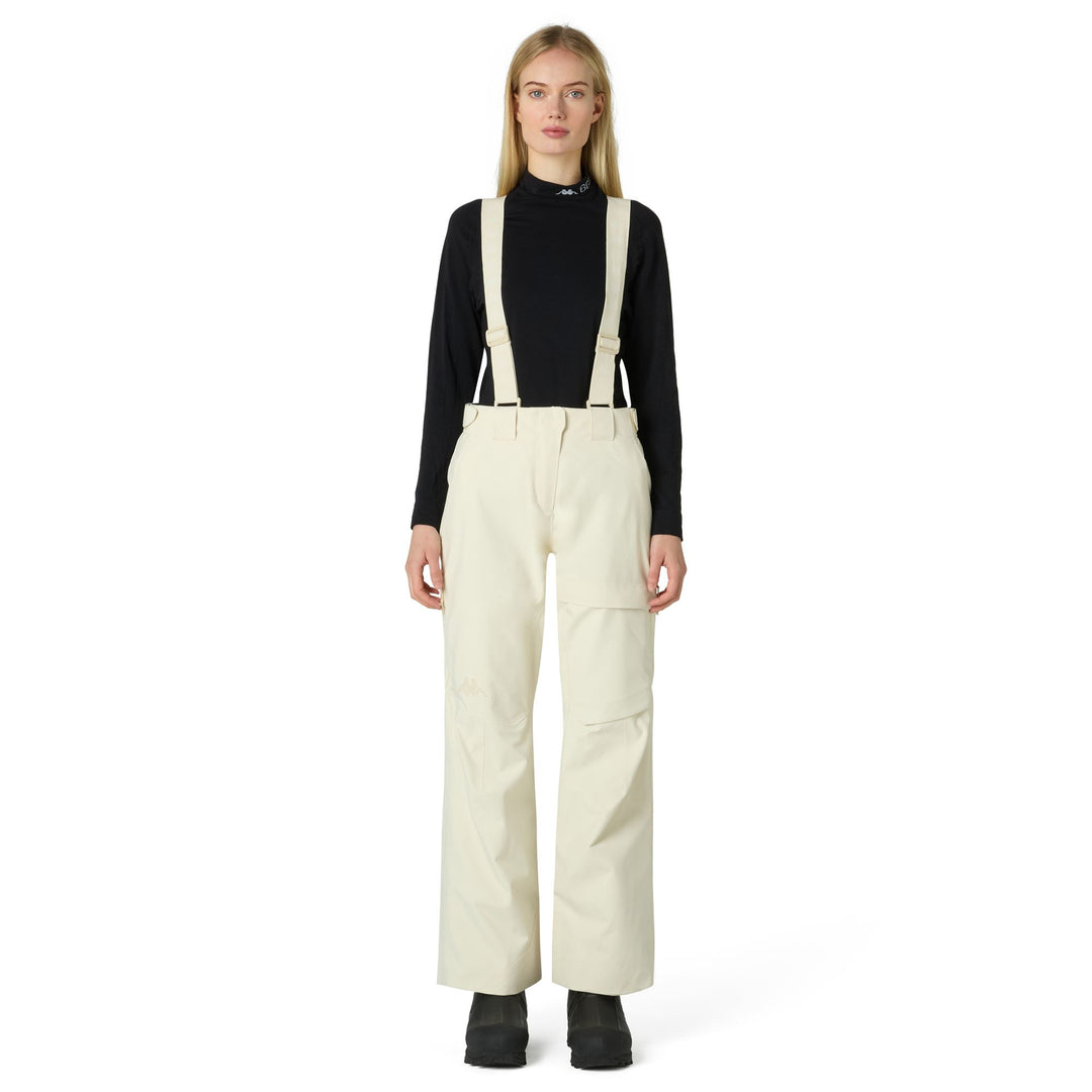 Beige Women's Slim Fit Insulated Ski Pants with Thermolite Insulation main