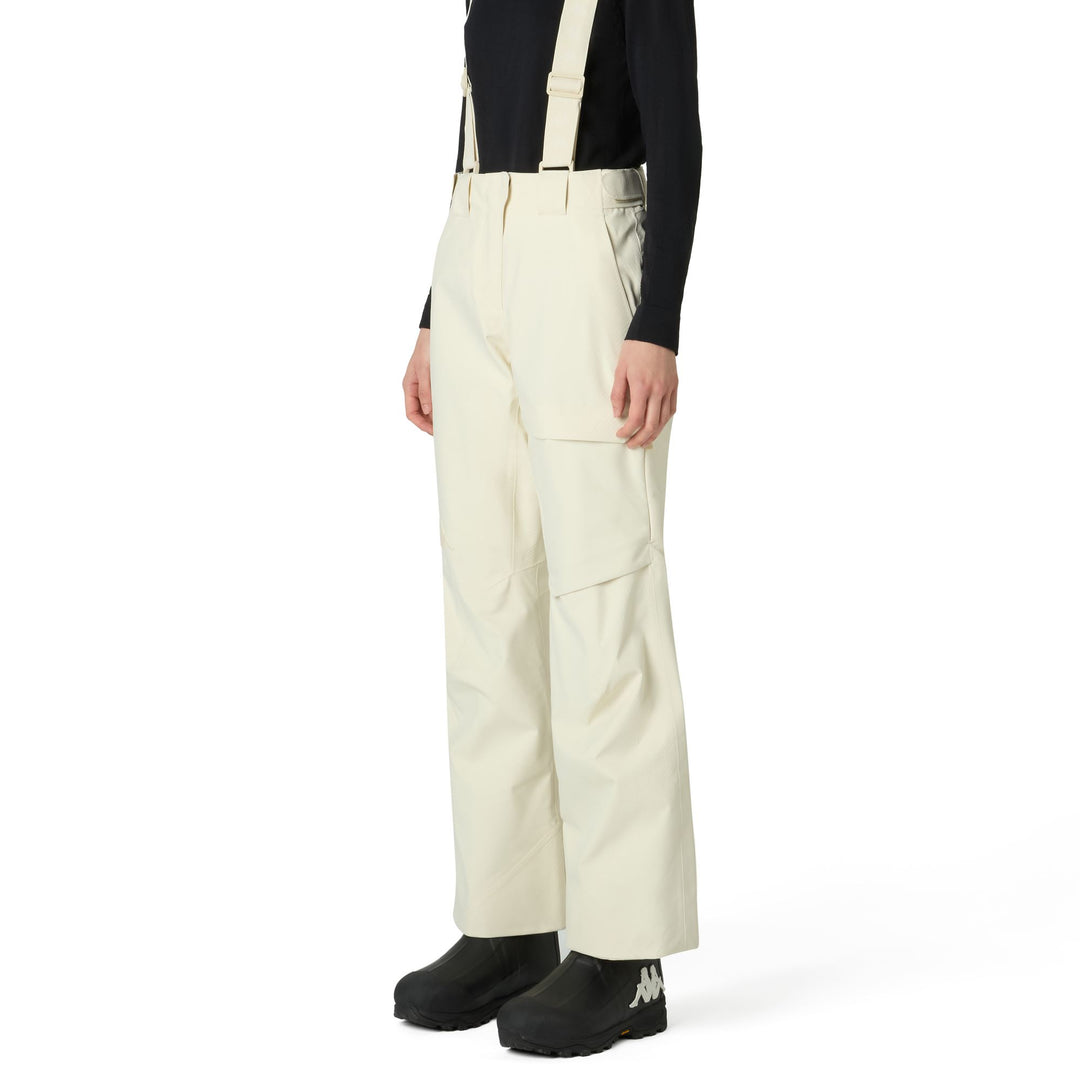 Beige Women's Slim Fit Insulated Ski Pants with Thermolite Insulation 01