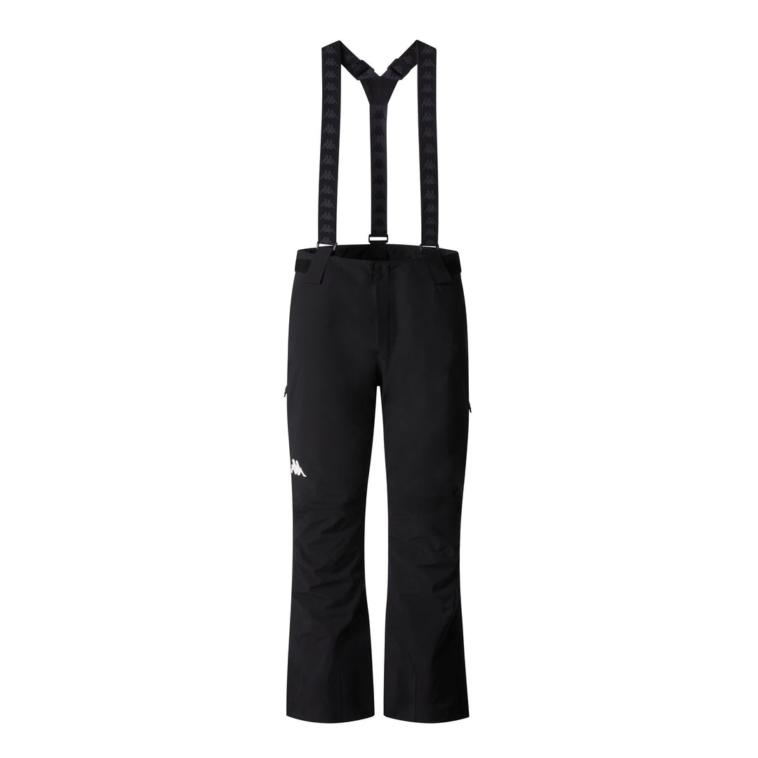 Black Men's Slim Fit Insulated Ski Pants with Waterproof Protection main
