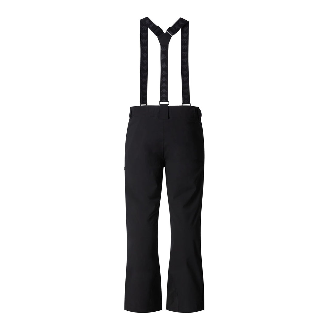 Black Men's Slim Fit Insulated Ski Pants with Waterproof Protection main