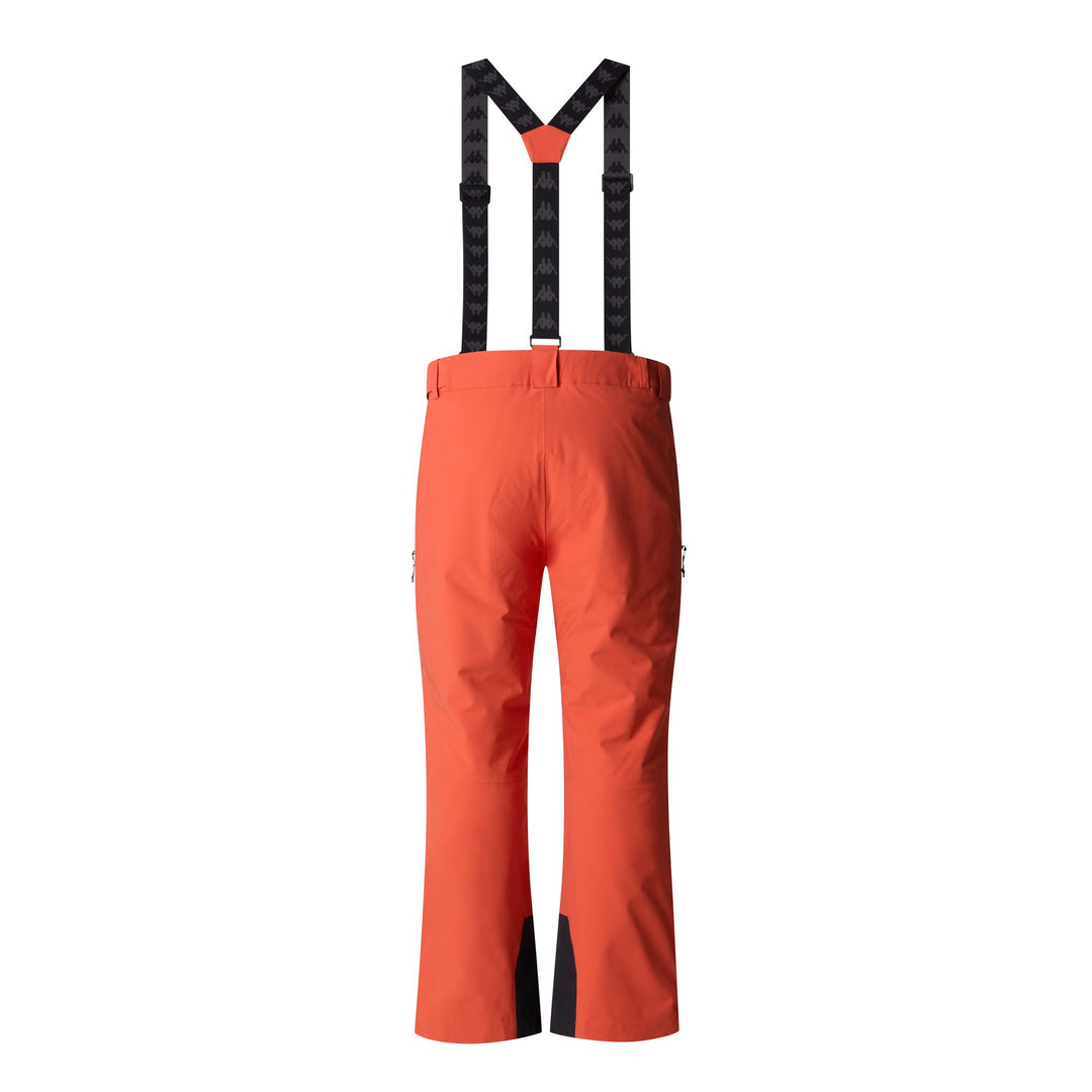 Orange Men's Slim Fit Insulated Ski Pants with Waterproof Protection main