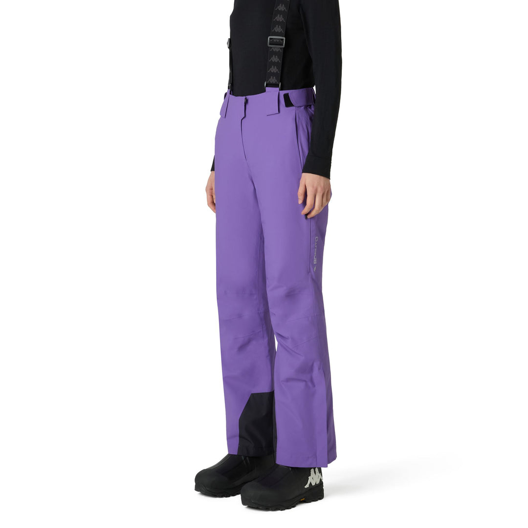 Violet Women's Slim Fit Insulated Ski Pants with Waterproof Protection 01