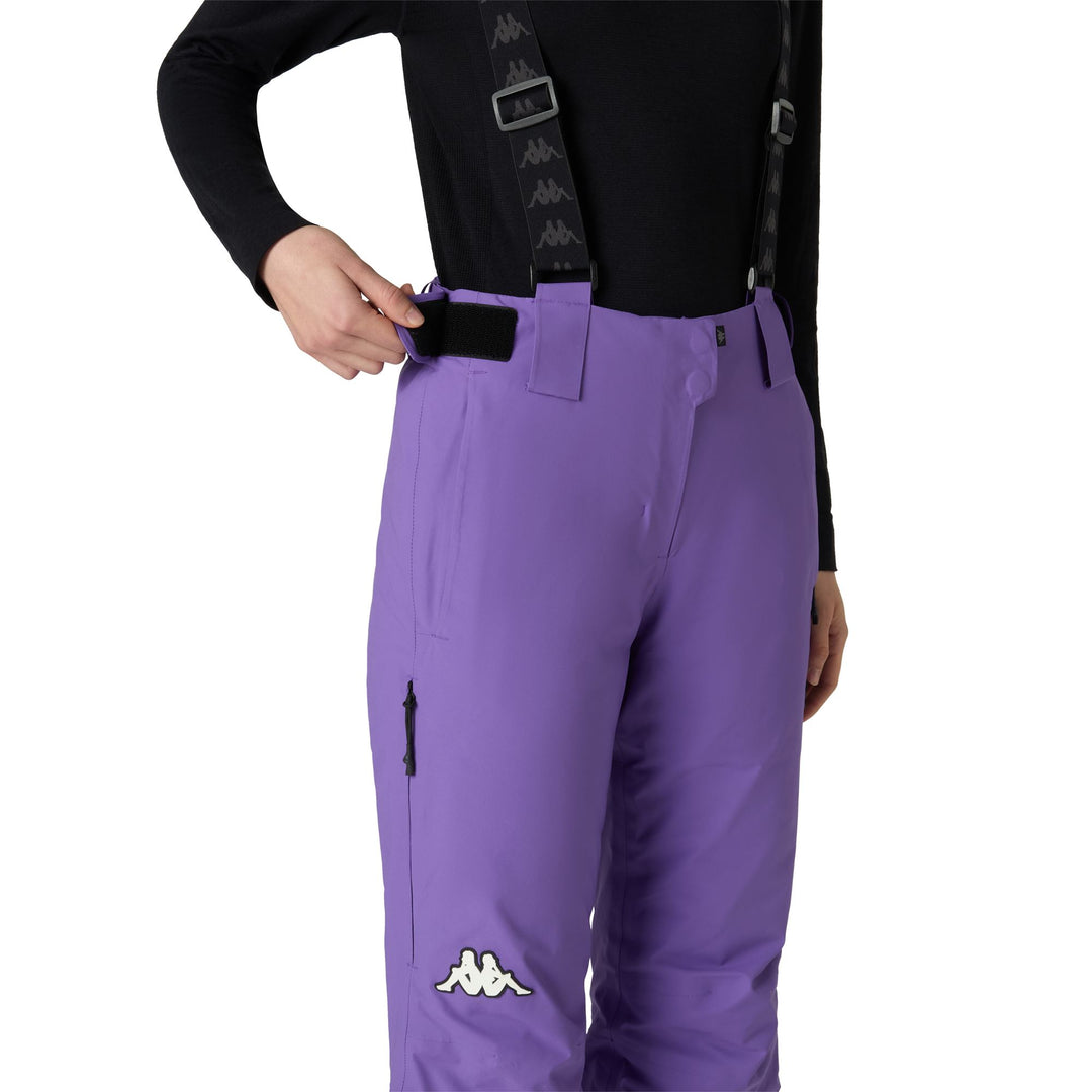 Violet Women's Slim Fit Insulated Ski Pants with Waterproof Protection main