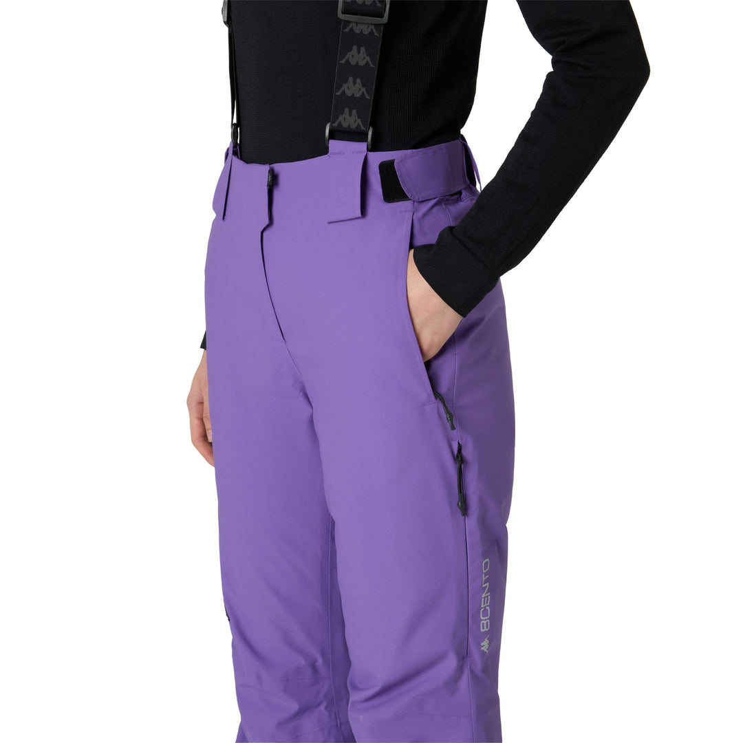 Violet Women's Slim Fit Insulated Ski Pants with Waterproof Protection main