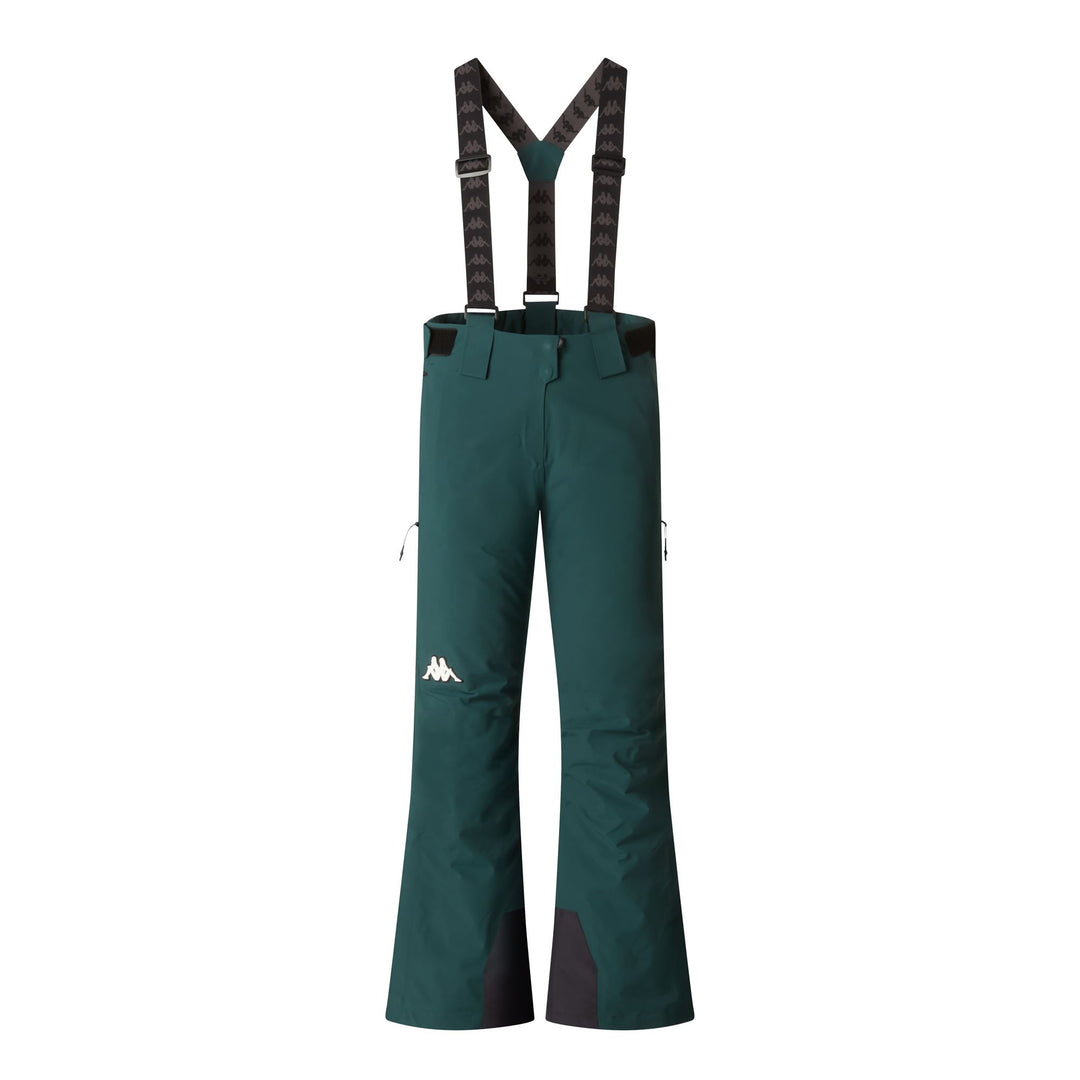 Blue Women's Slim Fit Insulated Ski Trousers with Snow Gaiters main