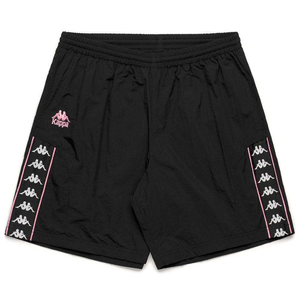 Pantaloncini sportivi da uomo neri comodi e con inserti in rete 02