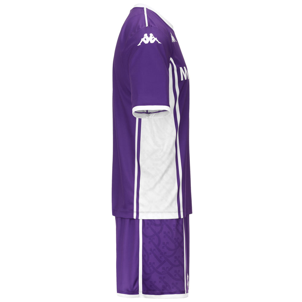 Violet boys' Fiorentina Replica Game Set with Shorts and T-Shirt 02
