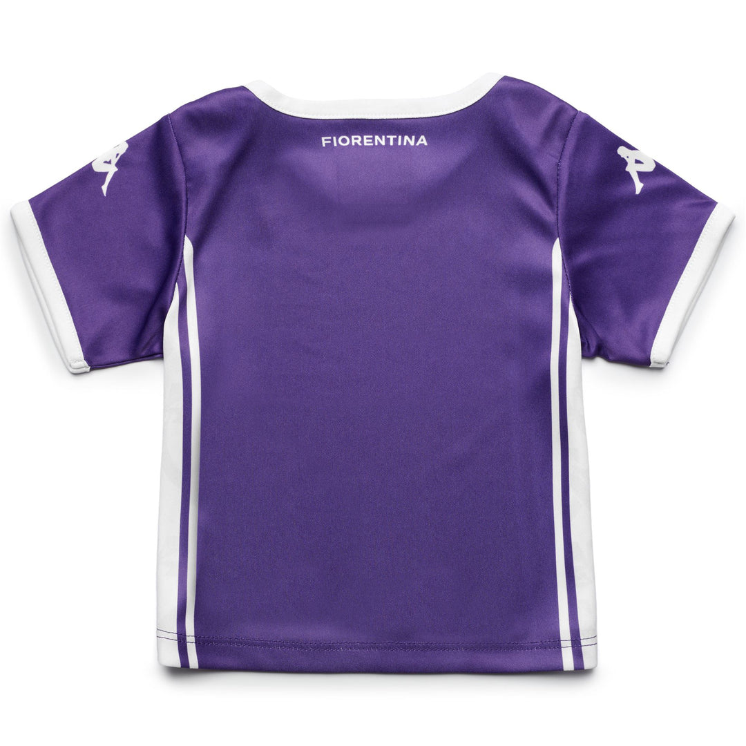 Conjunto unisex violeta de la Fiorentina para niño (primera equipación, pantalón corto y camiseta) main