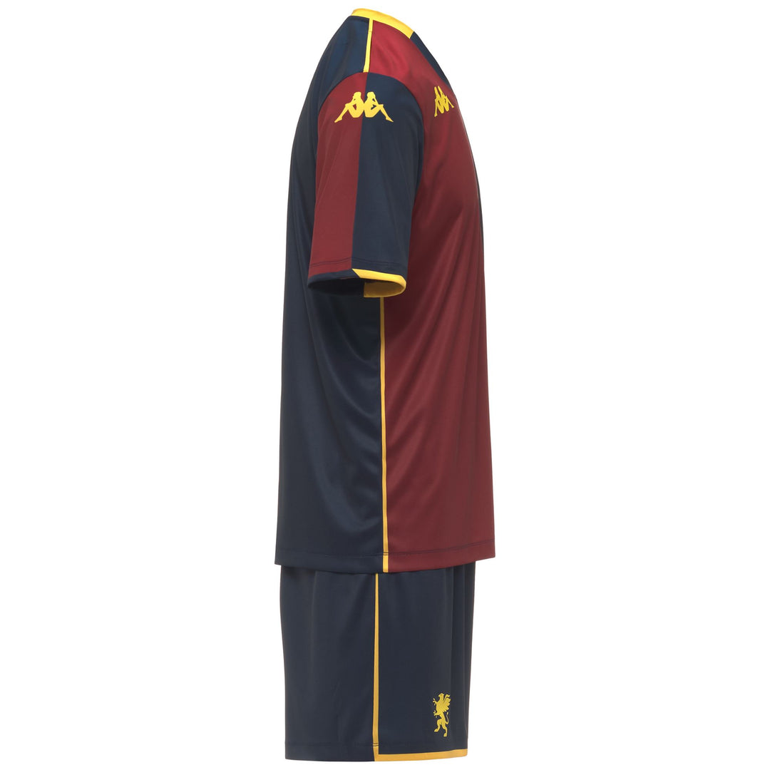 Conjunto de pantalones cortos y camiseta Genoa KOMBAT™ para hombre en rojo y azul main