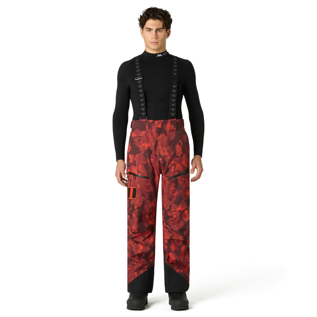 Black and Brown Men's Insulated Ski Trousers with Waterproof Technology main