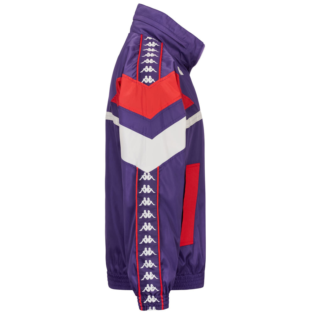 Violet Men's Oversize Fit Jacket with 3D Embroidery 02