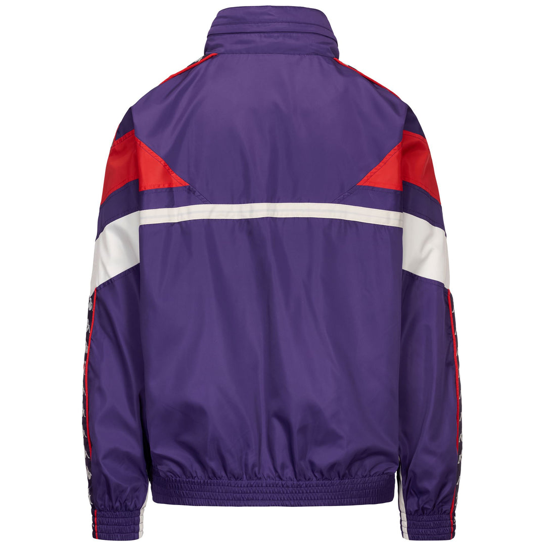 Violet Men's Oversize Fit Jacket with 3D Embroidery main