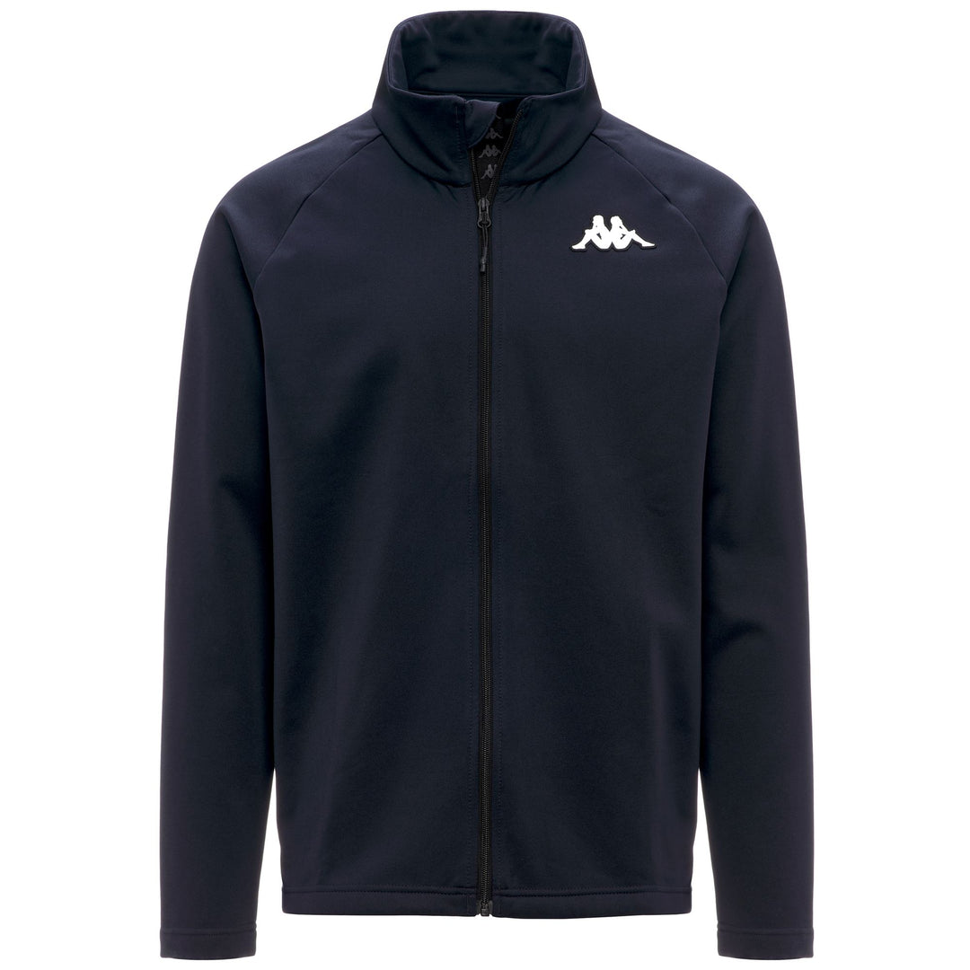 Sweat à capuche unisexe bleu en polaire, coupe ajustée, idéal pour le ski main