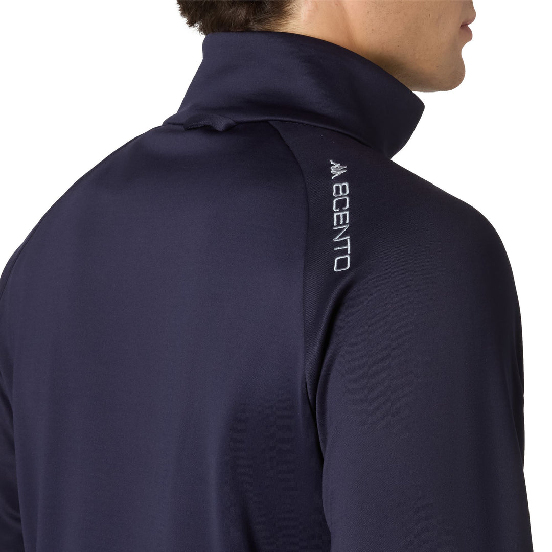 Blue Unisex Slim Fit Technical Fleece with Full-Zip Front main