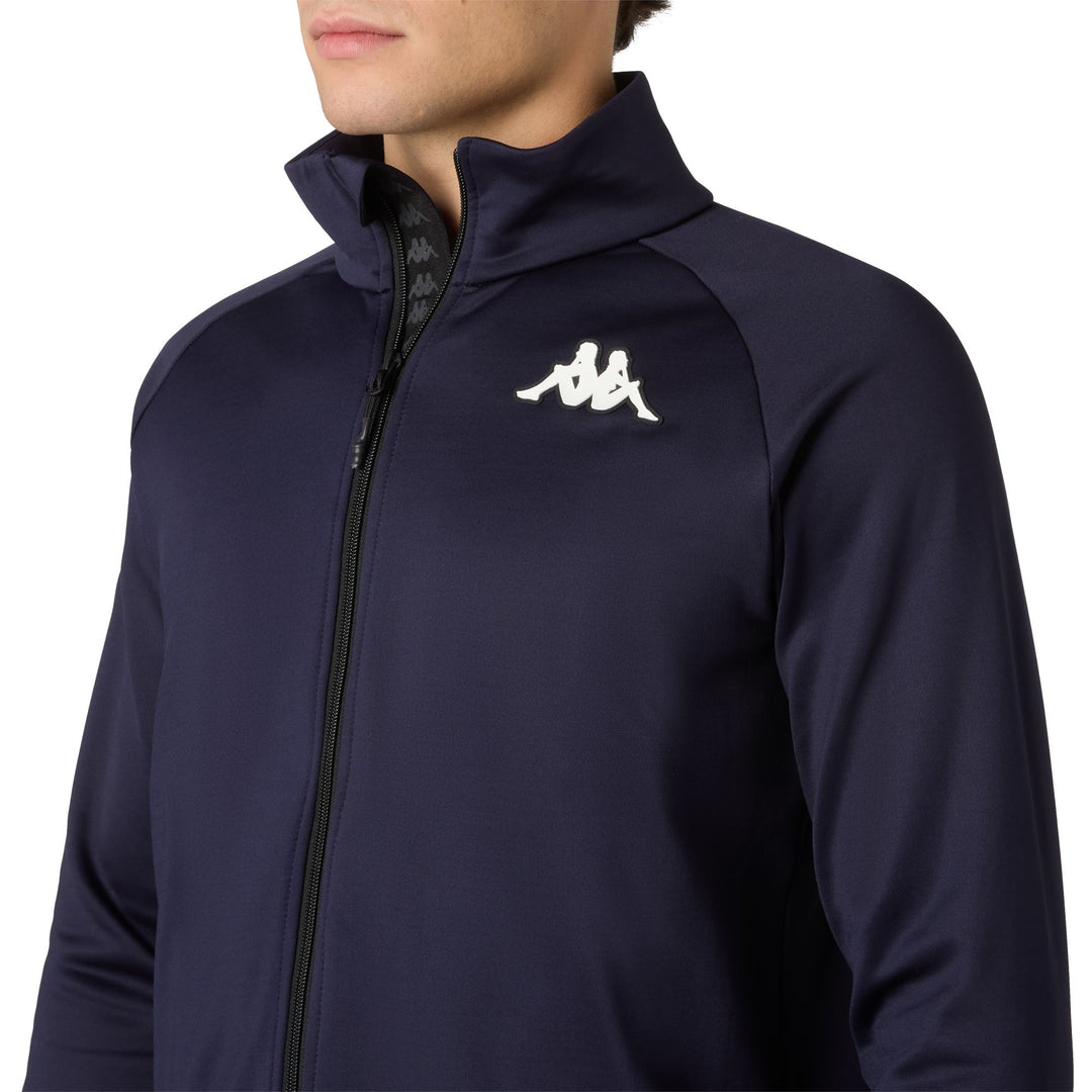 Blue Unisex Slim Fit Technical Fleece with Full-Zip Front main