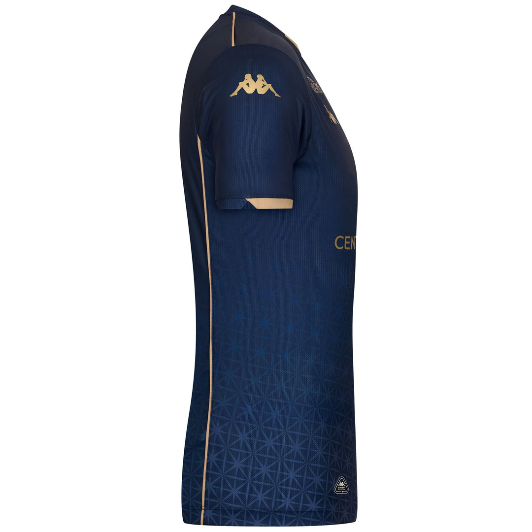 Camiseta de fútbol azul Clermont Foot 63 para hombre en tejido reciclado main